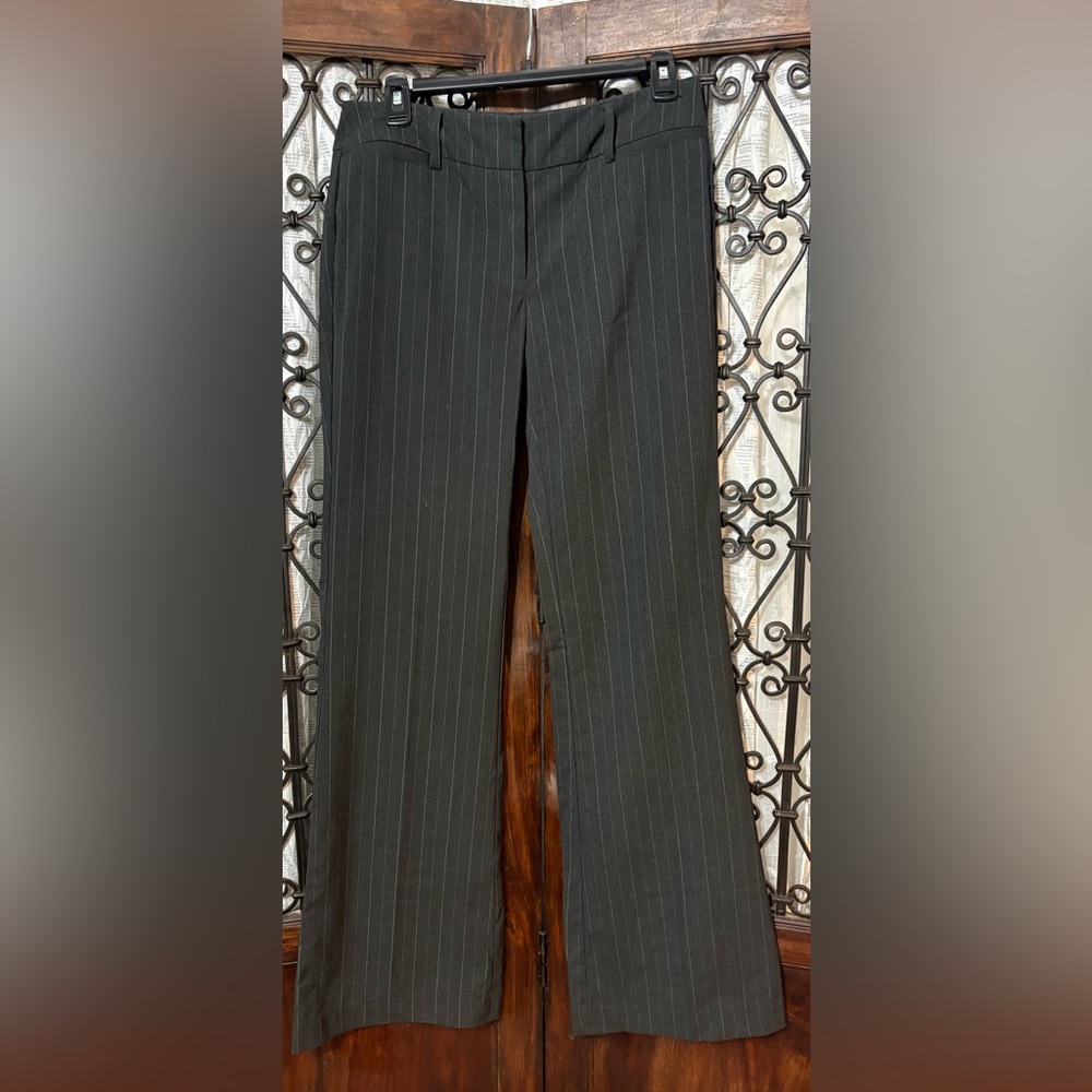 New York & Company Black Pinstripe Pants - Picture 3 of 7
